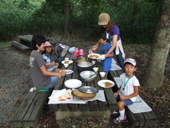 カレーを堪能