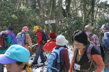 雀谷山山頂に到着