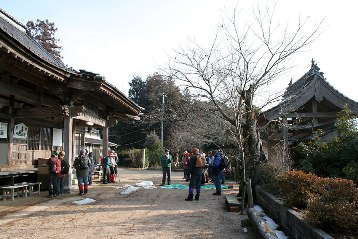 法華寺で安全祈願