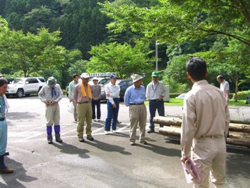 大原湖キャンプ場に集合