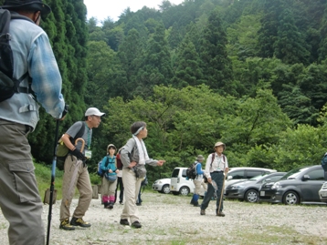 滑山国有林へ