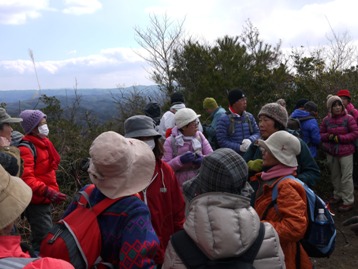 要害岳山頂に到着