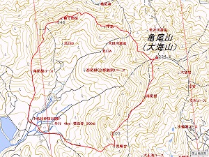 大海山地図