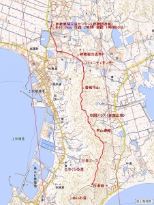 串山連峰地図